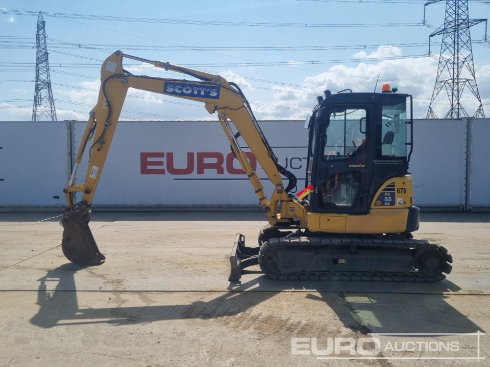 2017 Komatsu PC55MR-3 - Mini escavadeira: foto 2 2017 Komatsu PC55MR-3 - Mini escavadeira: foto 2