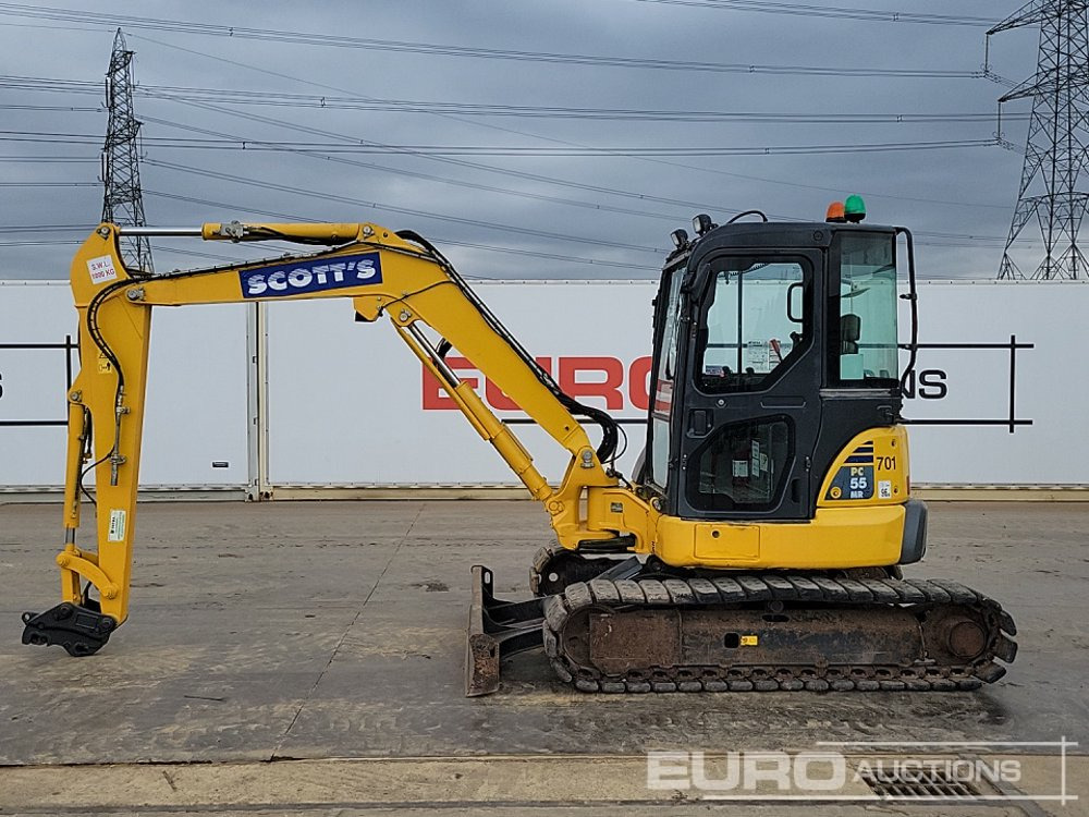 2017 Komatsu PC55MR-3 - Mini escavadeira: foto 2 2017 Komatsu PC55MR-3 - Mini escavadeira: foto 2