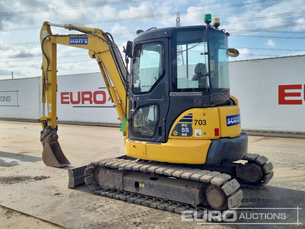2017 Komatsu PC55MR-3 - Mini escavadeira: foto 3 2017 Komatsu PC55MR-3 - Mini escavadeira: foto 3