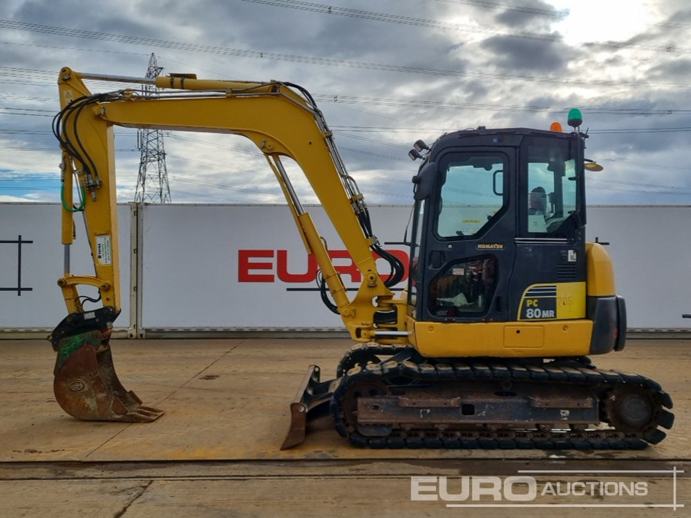 2017 Komatsu PC80MR-3 - Mini escavadeira: foto 2 2017 Komatsu PC80MR-3 - Mini escavadeira: foto 2