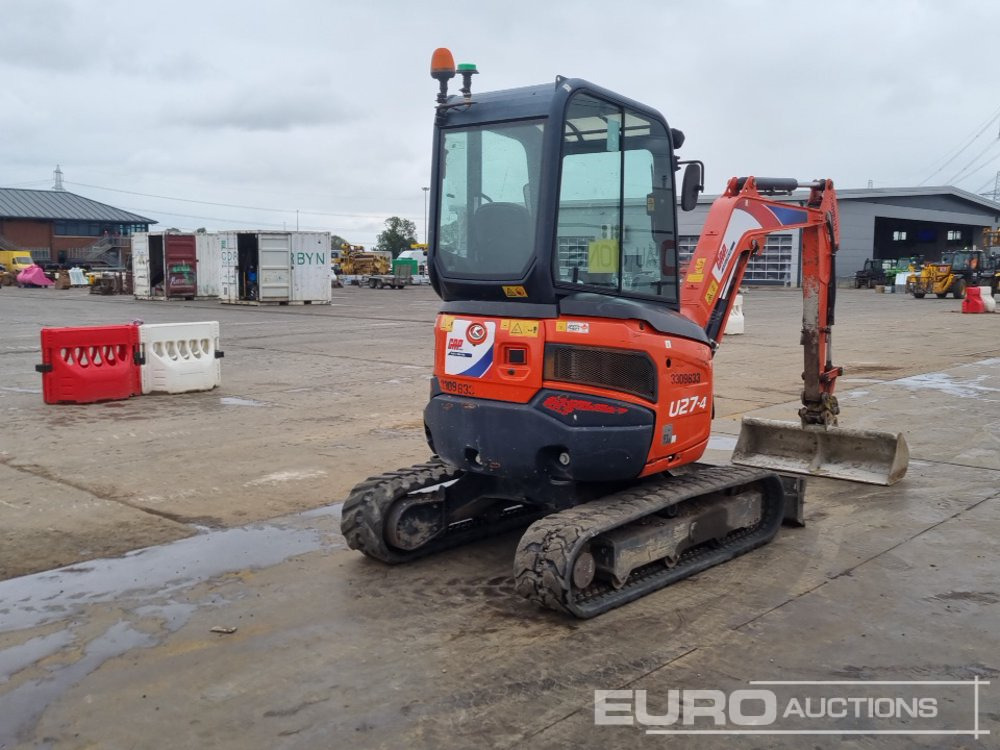 2017 Kubota KX016-4 - Mini escavadeira: foto 5 2017 Kubota KX016-4 - Mini escavadeira: foto 5
