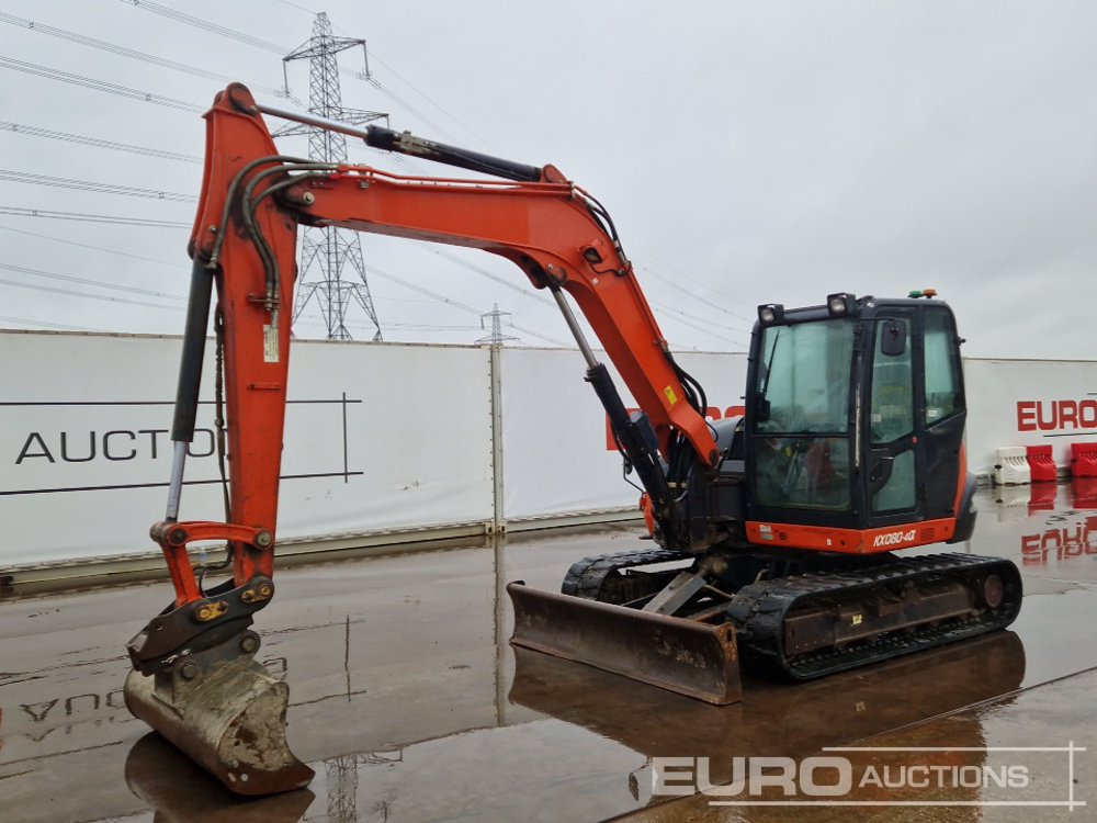 2017 Kubota KX080-4A - Mini escavadeira: foto 1 2017 Kubota KX080-4A - Mini escavadeira: foto 1