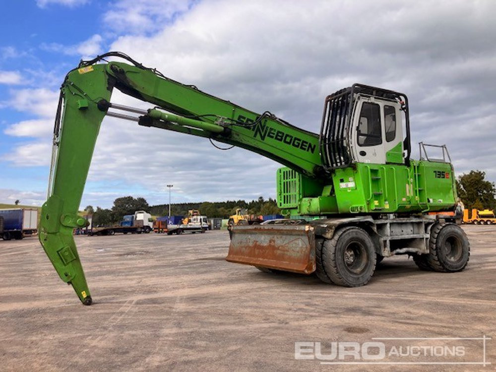 2017 Sennebogen 735E - Escavadeira de rodas: foto 1 2017 Sennebogen 735E - Escavadeira de rodas: foto 1