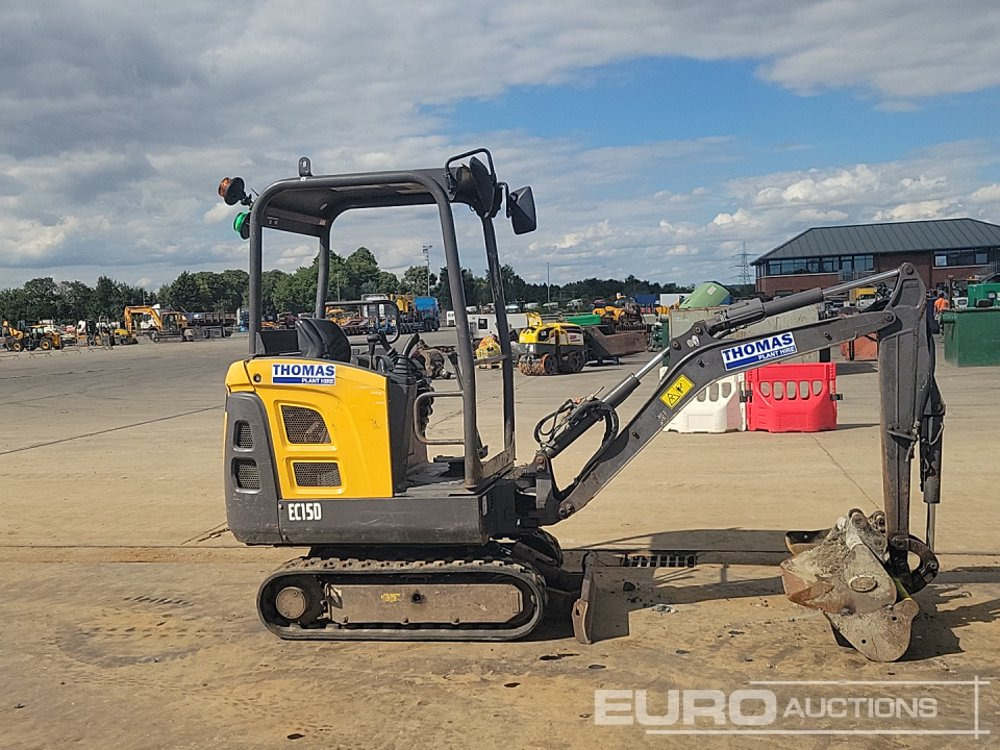 Mini escavadeira 2017 Volvo EC15D: foto 6