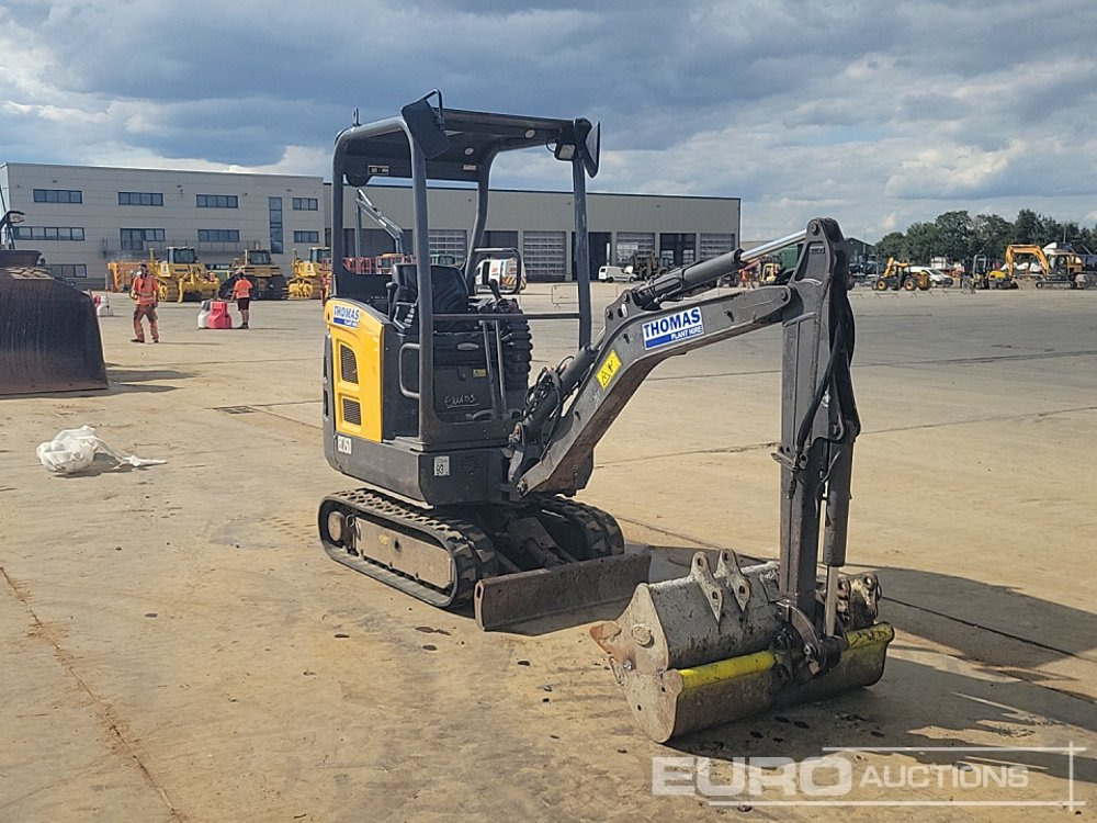 Mini escavadeira 2017 Volvo EC15D: foto 7