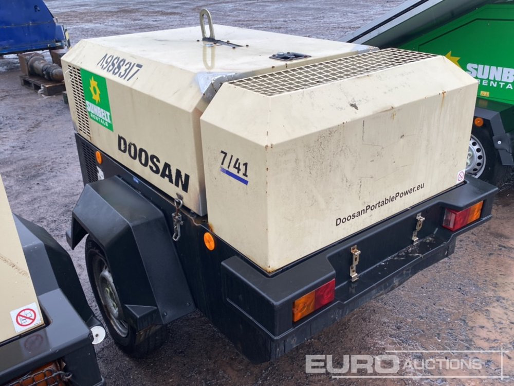 2018 Doosan 741 - Compressor de ar: foto 2 2018 Doosan 741 - Compressor de ar: foto 2