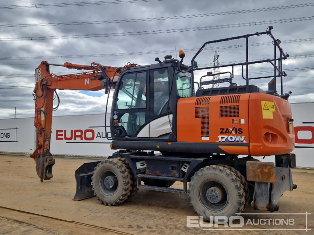 2018 Hitachi ZX170W-6 - Escavadeira de rodas: foto 3 2018 Hitachi ZX170W-6 - Escavadeira de rodas: foto 3