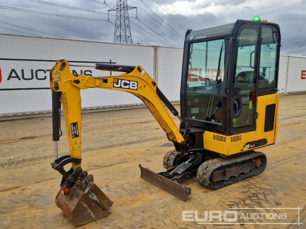 2018 JCB 15C-1 - Mini escavadeira: foto 1 2018 JCB 15C-1 - Mini escavadeira: foto 1