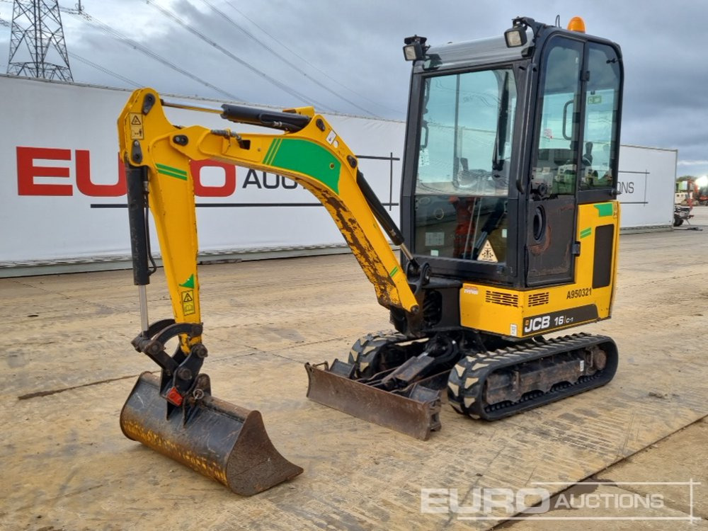2018 JCB 16C-1 - Mini escavadeira: foto 1 2018 JCB 16C-1 - Mini escavadeira: foto 1
