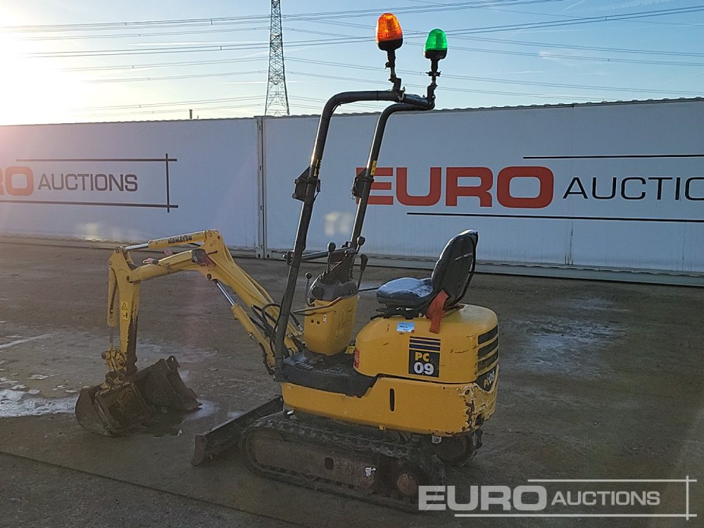 2018 Komatsu PC09-1 - Mini escavadeira: foto 3 2018 Komatsu PC09-1 - Mini escavadeira: foto 3