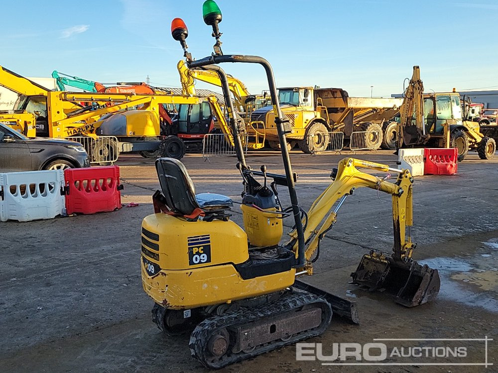 2018 Komatsu PC09-1 - Mini escavadeira: foto 5 2018 Komatsu PC09-1 - Mini escavadeira: foto 5