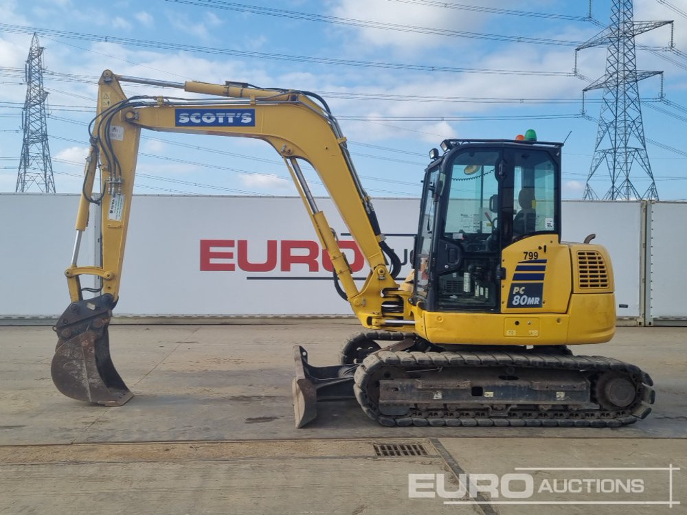 2018 Komatsu PC80MR-5 - Mini escavadeira: foto 2 2018 Komatsu PC80MR-5 - Mini escavadeira: foto 2
