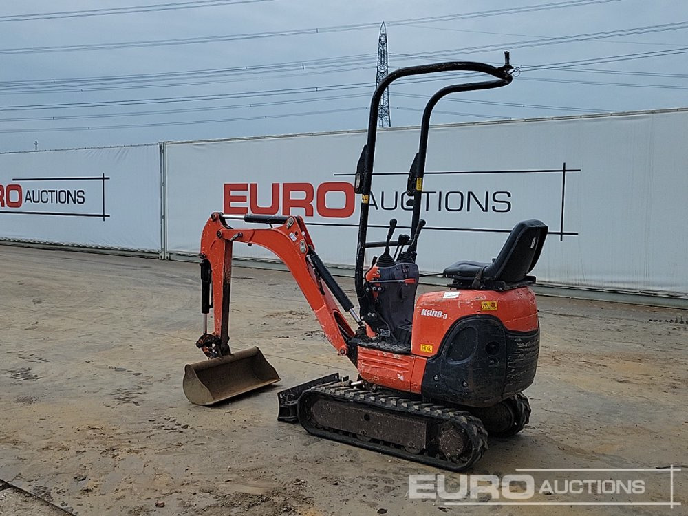 2018 Kubota K008-3 - Mini escavadeira: foto 3 2018 Kubota K008-3 - Mini escavadeira: foto 3