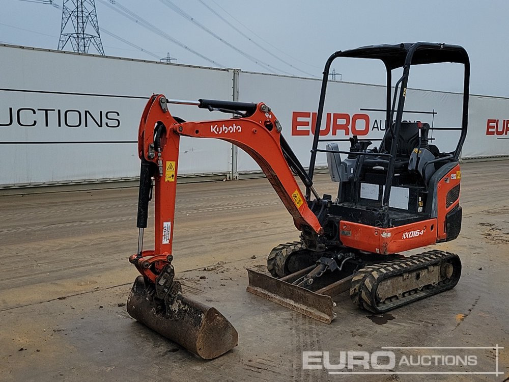 2018 Kubota KX016-4 - Mini escavadeira: foto 1 2018 Kubota KX016-4 - Mini escavadeira: foto 1
