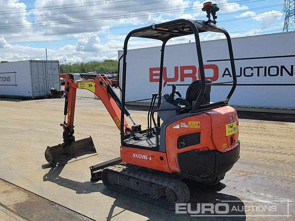 2018 Kubota KX016-4 - Mini escavadeira: foto 3 2018 Kubota KX016-4 - Mini escavadeira: foto 3