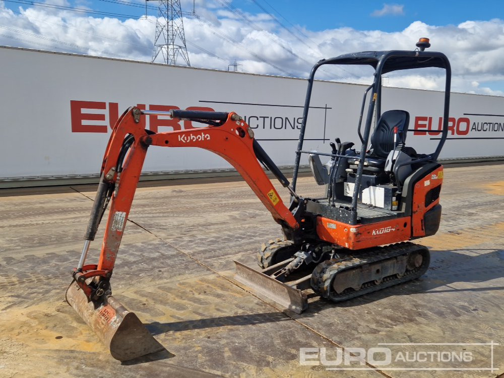 2018 Kubota KX018-4 - Mini escavadeira: foto 1 2018 Kubota KX018-4 - Mini escavadeira: foto 1