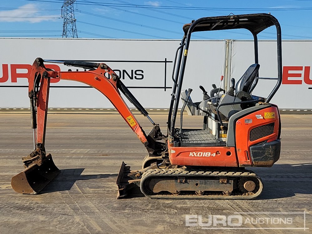 2018 Kubota KX018-4 - Mini escavadeira: foto 2 2018 Kubota KX018-4 - Mini escavadeira: foto 2