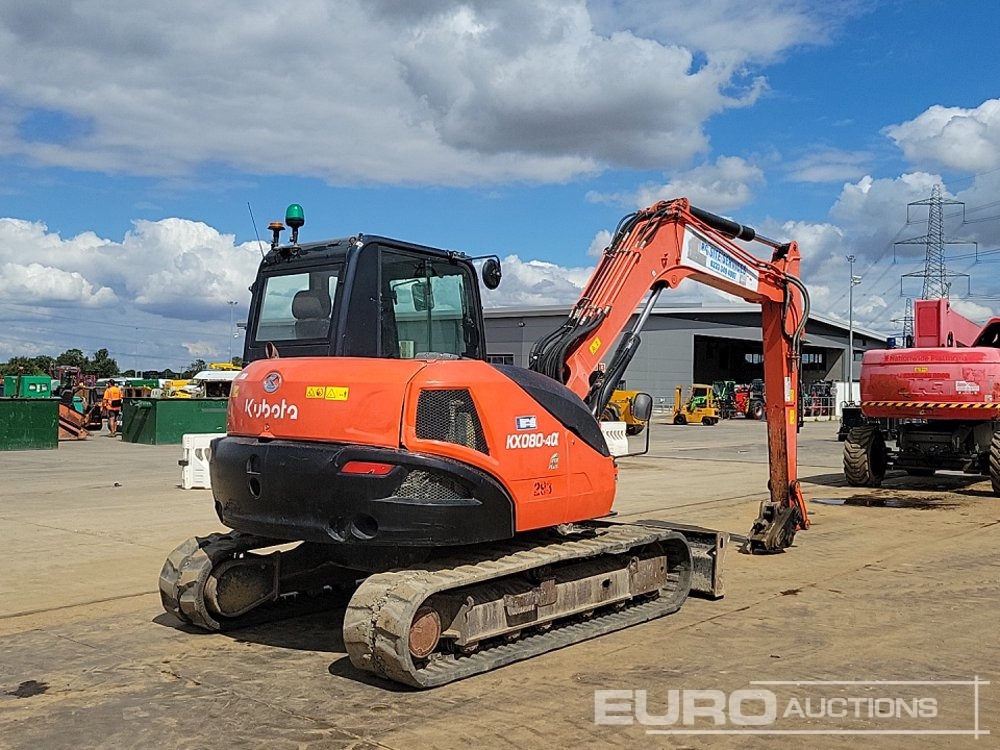 2018 Kubota KX080-4A - Mini escavadeira: foto 5 2018 Kubota KX080-4A - Mini escavadeira: foto 5
