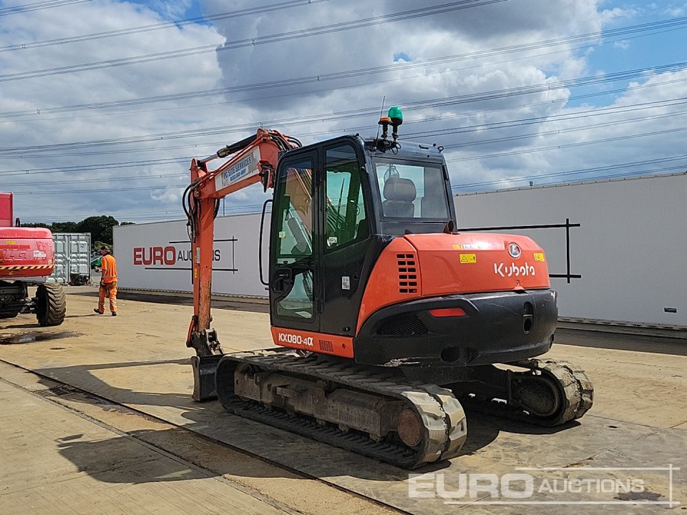 2018 Kubota KX080-4A - Mini escavadeira: foto 3 2018 Kubota KX080-4A - Mini escavadeira: foto 3