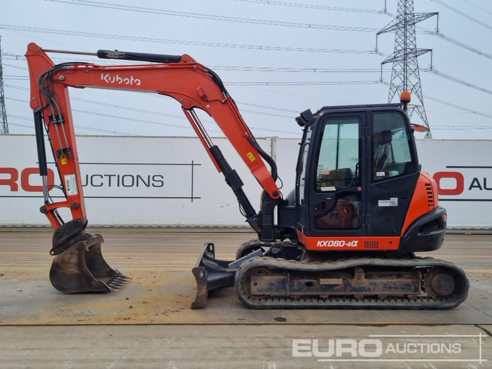 2018 Kubota KX080-4A - Mini escavadeira: foto 2 2018 Kubota KX080-4A - Mini escavadeira: foto 2