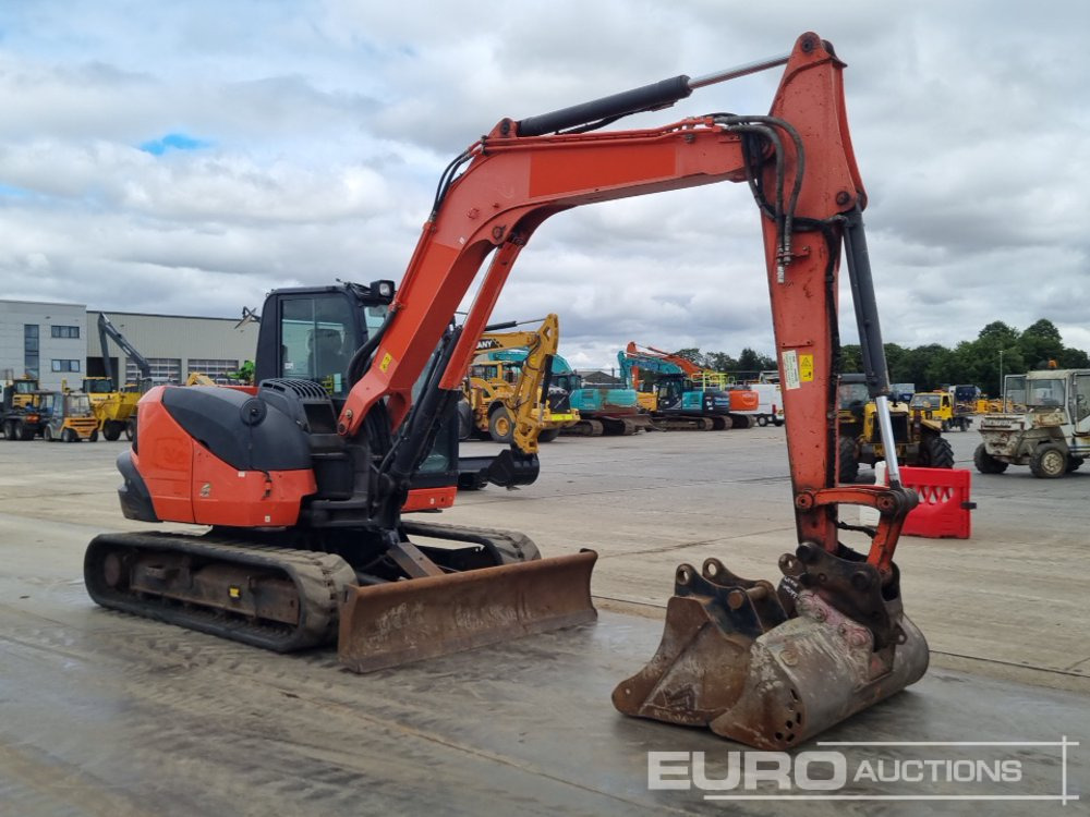 Mini escavadeira 2018 Kubota KX080-4A: foto 7
