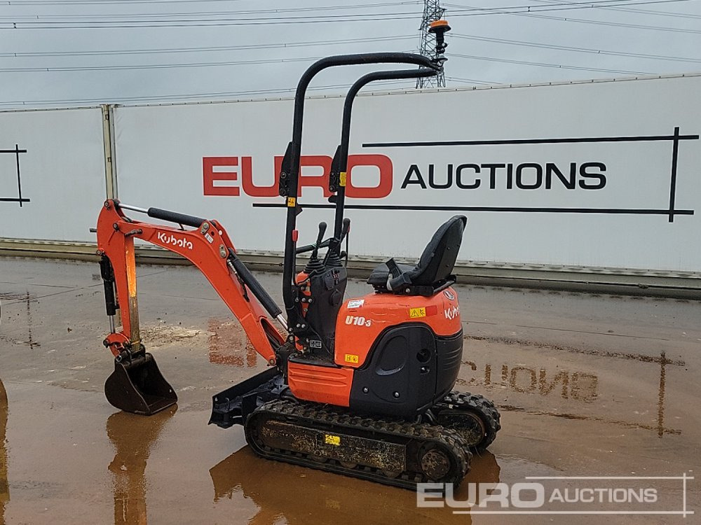 2018 Kubota U10-3 - Mini escavadeira: foto 3 2018 Kubota U10-3 - Mini escavadeira: foto 3
