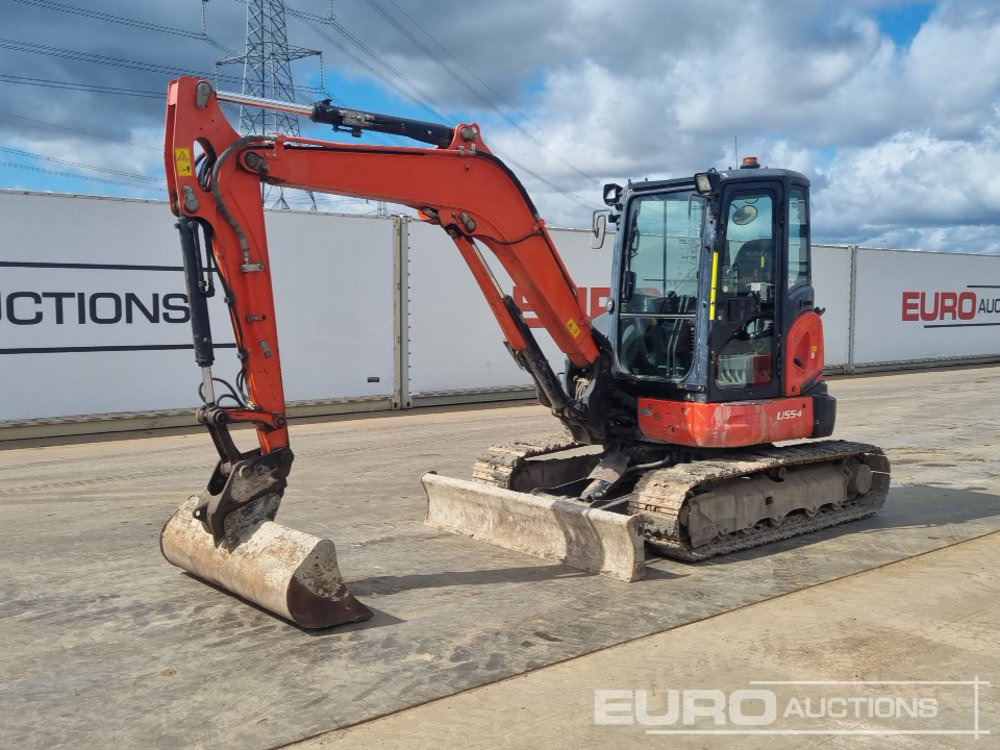 2018 Kubota U55-4 - Mini escavadeira: foto 1 2018 Kubota U55-4 - Mini escavadeira: foto 1
