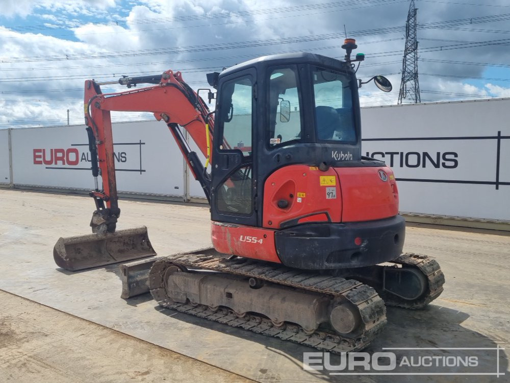 2018 Kubota U55-4 - Mini escavadeira: foto 3 2018 Kubota U55-4 - Mini escavadeira: foto 3