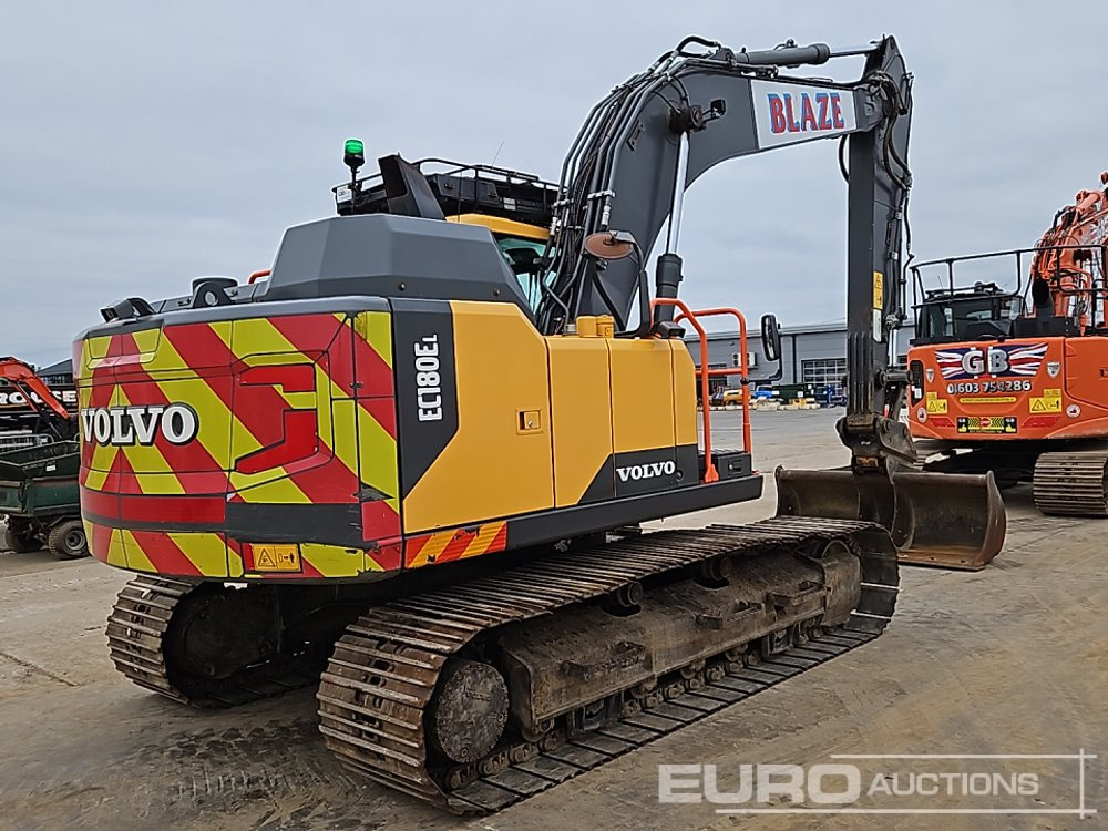 2018 Volvo EC180EL - Escavadora de rastos: foto 5 2018 Volvo EC180EL - Escavadora de rastos: foto 5