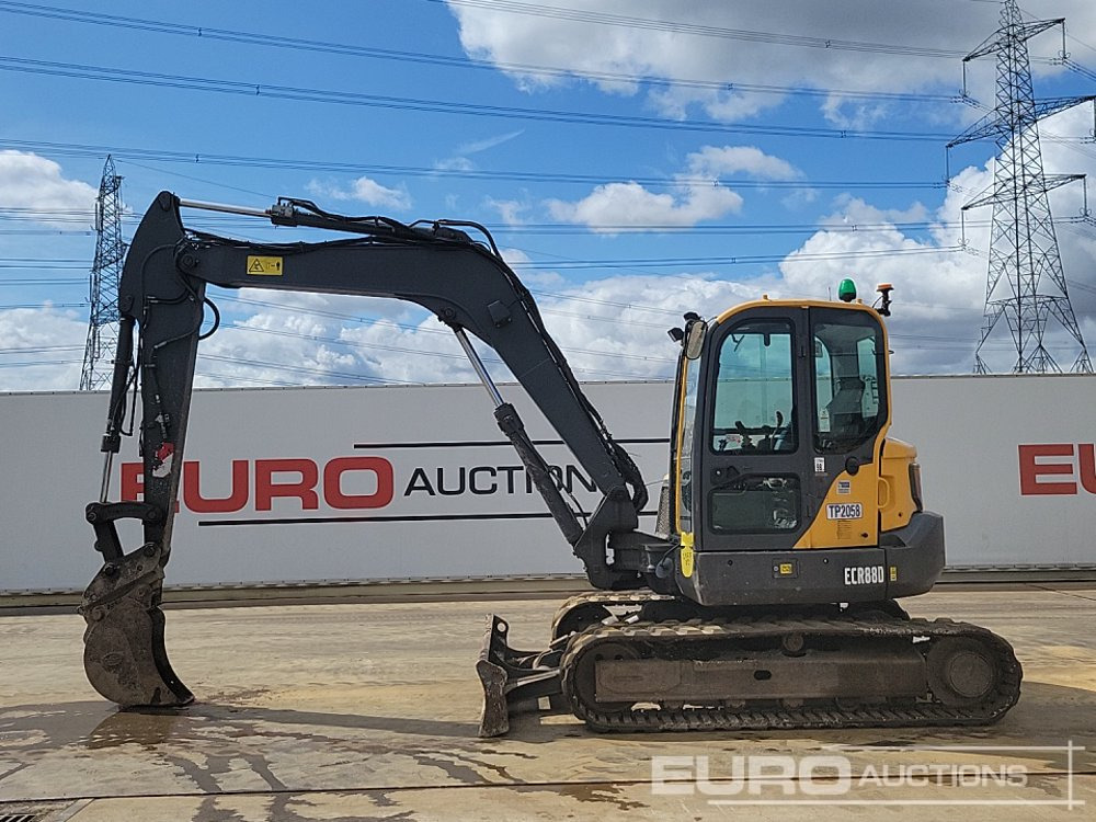 2018 Volvo ECR88D - Mini escavadeira: foto 2 2018 Volvo ECR88D - Mini escavadeira: foto 2