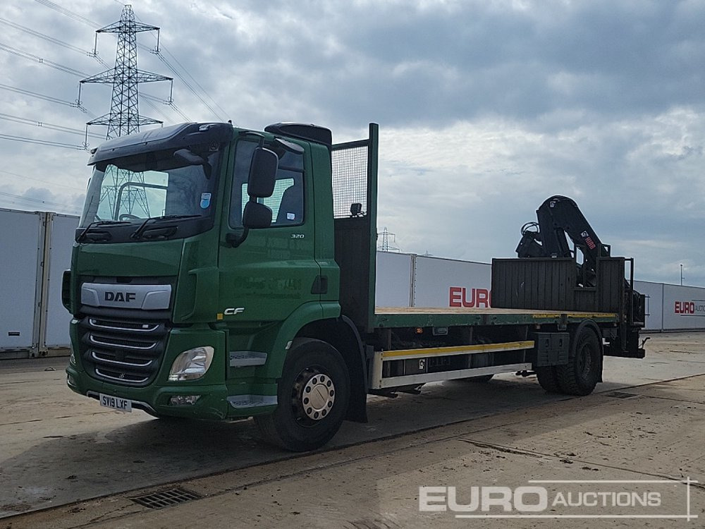 2019 DAF CF320 FA - Camião de caixa aberta/ Plataforma: foto 1 2019 DAF CF320 FA - Camião de caixa aberta/ Plataforma: foto 1