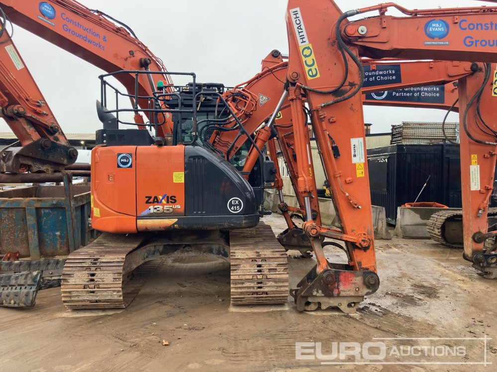 2019 Hitachi ZX135US-6 - Escavadora de rastos: foto 1 2019 Hitachi ZX135US-6 - Escavadora de rastos: foto 1