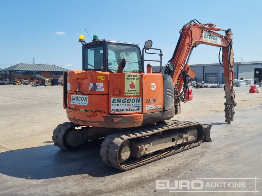 2019 Hitachi ZX85USB-6 - Mini escavadeira: foto 5 2019 Hitachi ZX85USB-6 - Mini escavadeira: foto 5