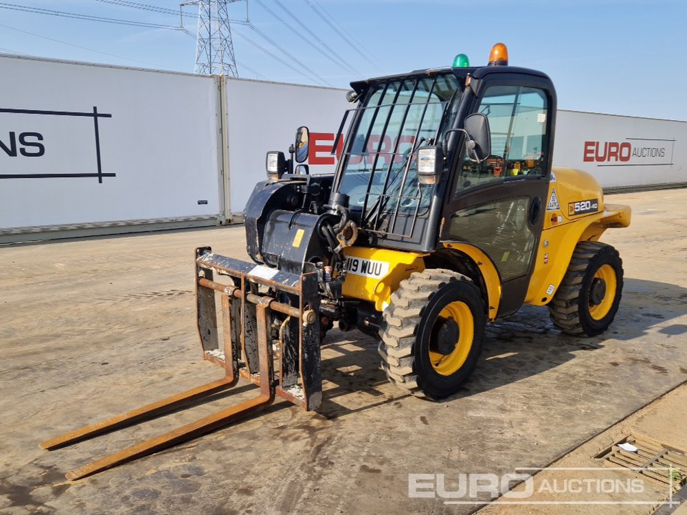 2019 JCB 520-40 - Empilhador telescópico: foto 1 2019 JCB 520-40 - Empilhador telescópico: foto 1