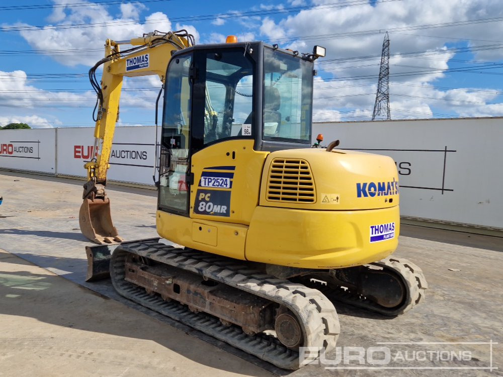 2019 Komatsu PC80MR-5 - Mini escavadeira: foto 3 2019 Komatsu PC80MR-5 - Mini escavadeira: foto 3