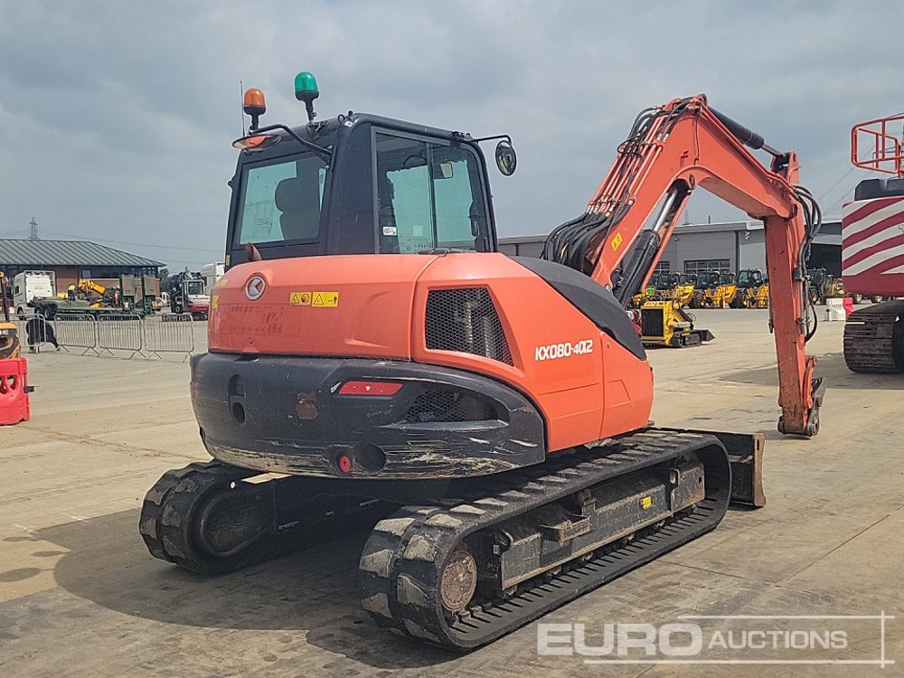 2019 Kubota KX080-4A2 - Mini escavadeira: foto 5 2019 Kubota KX080-4A2 - Mini escavadeira: foto 5