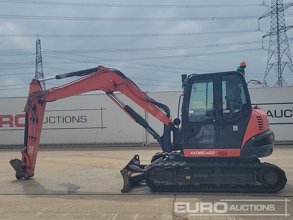 2019 Kubota KX080-4A2 - Mini escavadeira: foto 2 2019 Kubota KX080-4A2 - Mini escavadeira: foto 2