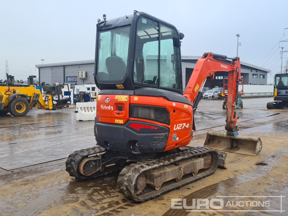 2019 Kubota U27-4 - Mini escavadeira: foto 5 2019 Kubota U27-4 - Mini escavadeira: foto 5