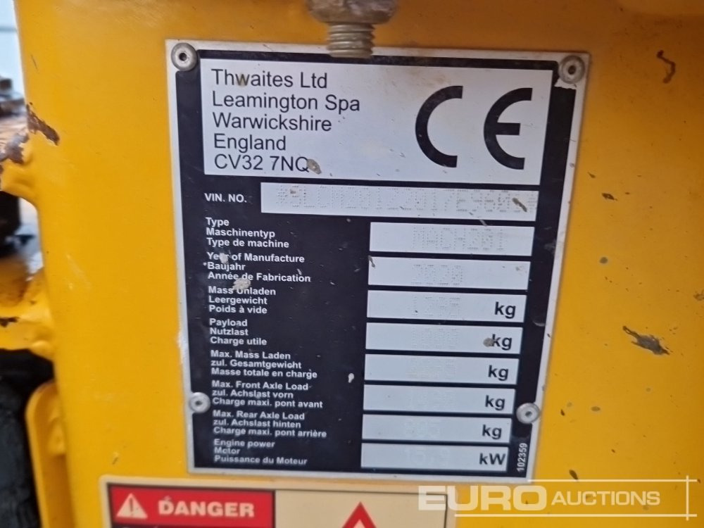 Tombador 2020 Thwaites 1 Ton: foto 40