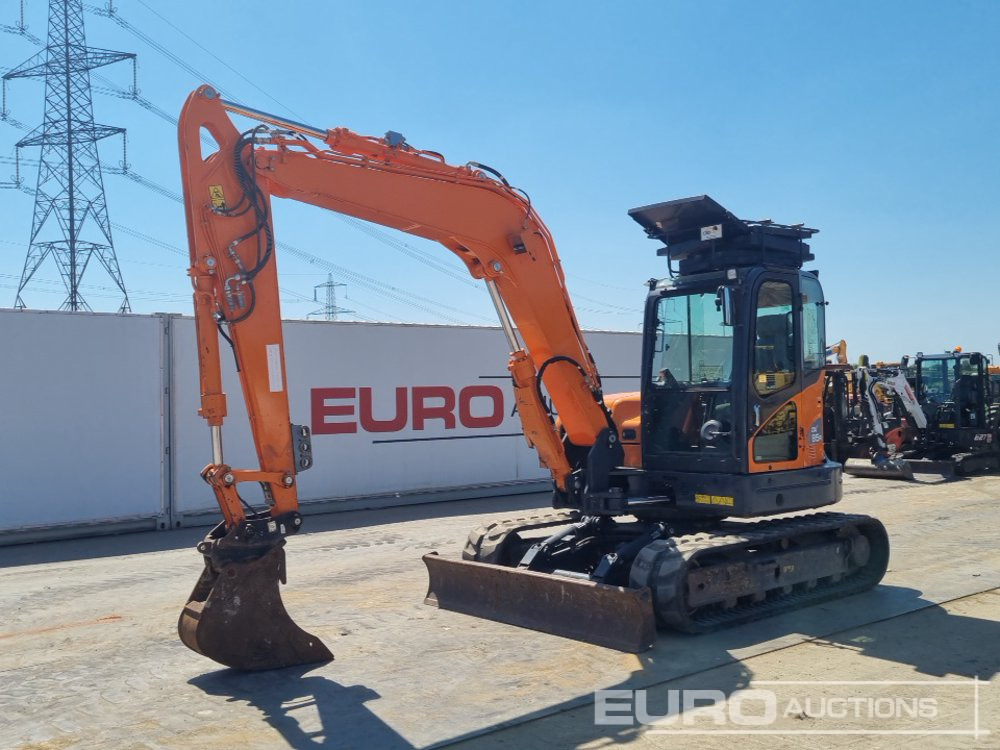 2021 Doosan DX85R-3 - Mini escavadeira: foto 1 2021 Doosan DX85R-3 - Mini escavadeira: foto 1