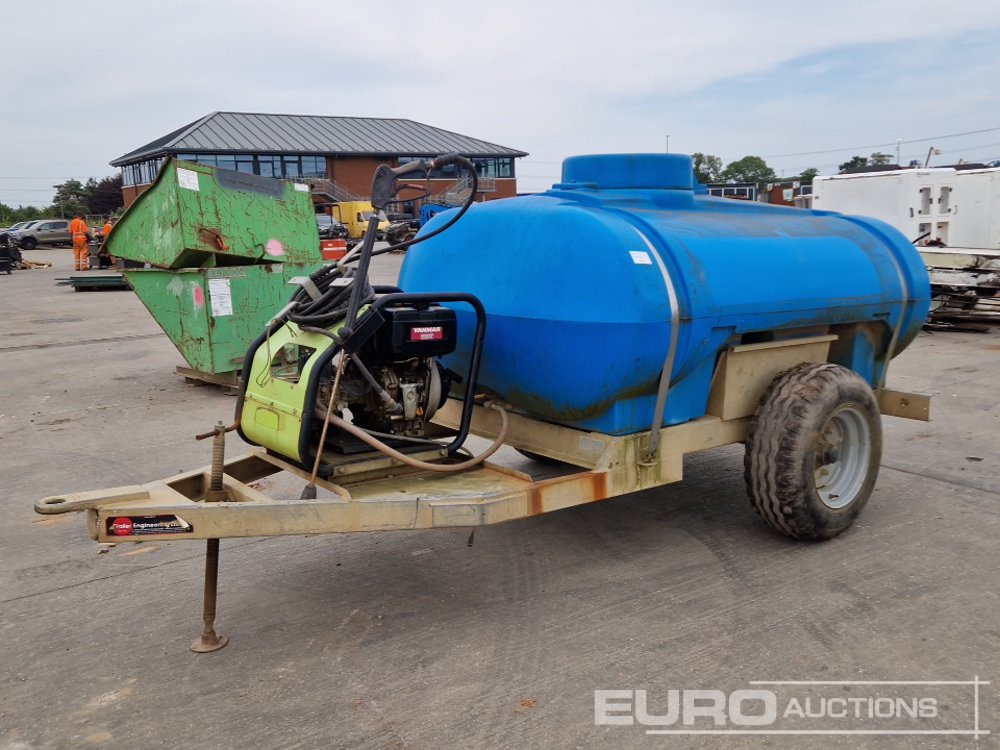2021 Trailer Engineering Single Axle Plastic Water Bowser, Yanmar Pressure Washer - Lavadora de alta pressão: foto 1 2021 Trailer Engineering Single Axle Plastic Water Bowser, Yanmar Pressure Washer - Lavadora de alta pressão: foto 1