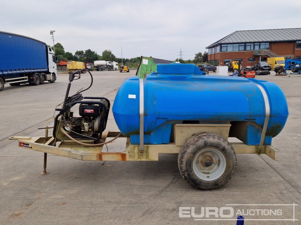 2021 Trailer Engineering Single Axle Plastic Water Bowser, Yanmar Pressure Washer - Lavadora de alta pressão: foto 2 2021 Trailer Engineering Single Axle Plastic Water Bowser, Yanmar Pressure Washer - Lavadora de alta pressão: foto 2