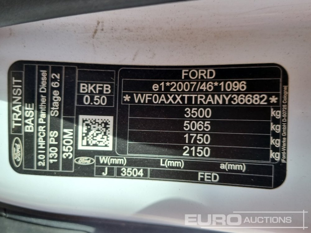 Carrinha basculante 2022 Ford Transit 350: foto 42