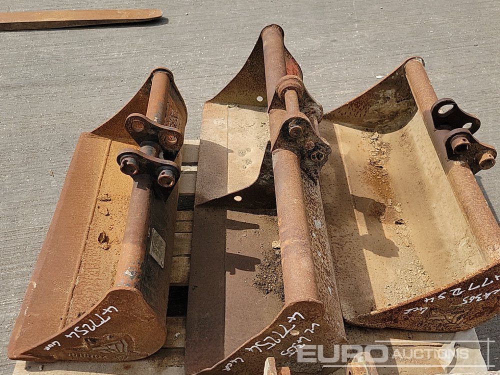 Balde 40", 36", 30", 30" Ditching Bucket 25-30mm Pin to suit Mini Excavator: foto 11