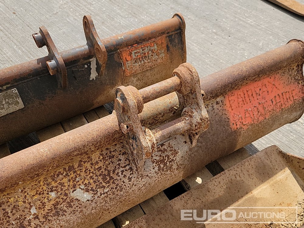 Balde 40", 36", 30", 30" Ditching Bucket 25-30mm Pin to suit Mini Excavator: foto 12
