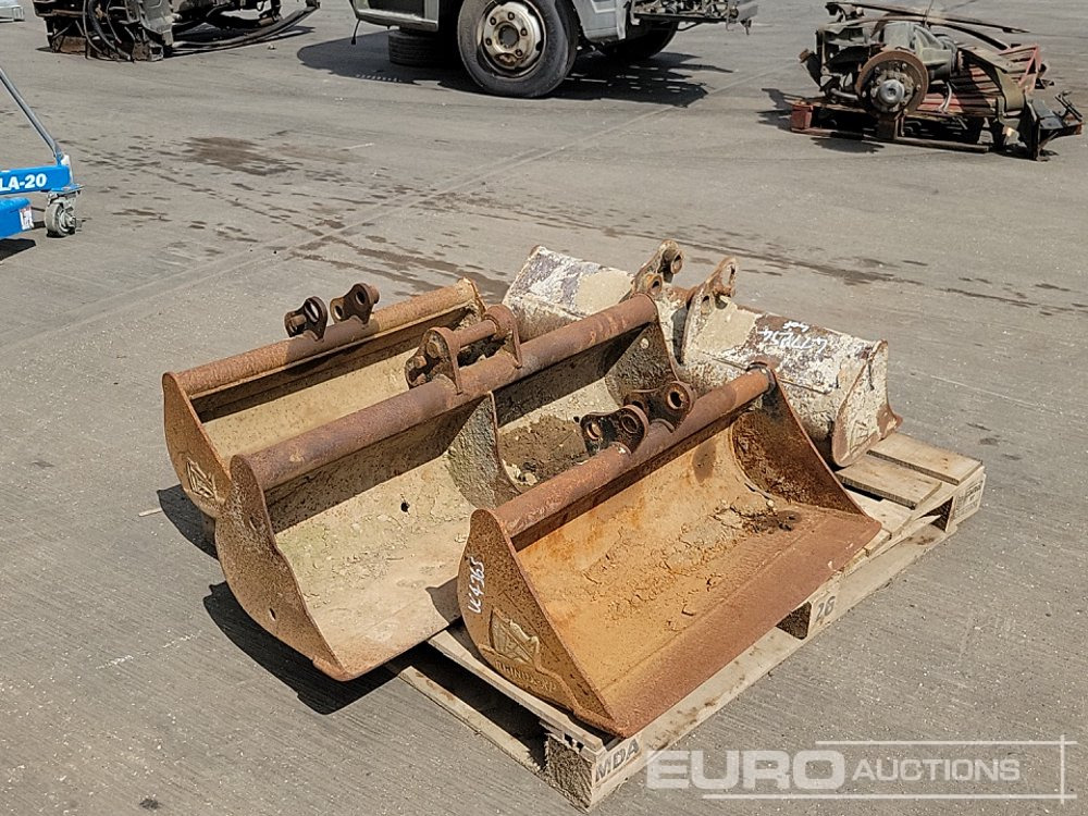 Balde 40", 36", 30", 30" Ditching Bucket 25-30mm Pin to suit Mini Excavator: foto 7