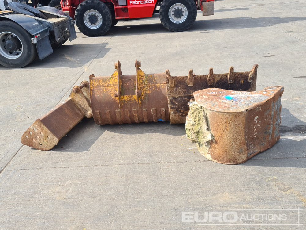 60" Ditching, 36", 36", 24" Digging Bucket 45mm Pin to suit 4-6 Ton Excavator - Balde: foto 4 60" Ditching, 36", 36", 24" Digging Bucket 45mm Pin to suit 4-6 Ton Excavator - Balde: foto 4