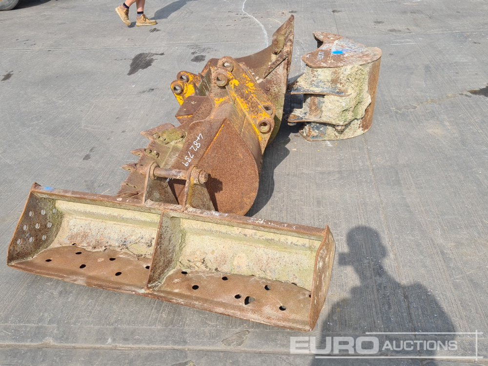 60" Ditching, 36", 36", 24" Digging Bucket 45mm Pin to suit 4-6 Ton Excavator - Balde: foto 2 60" Ditching, 36", 36", 24" Digging Bucket 45mm Pin to suit 4-6 Ton Excavator - Balde: foto 2