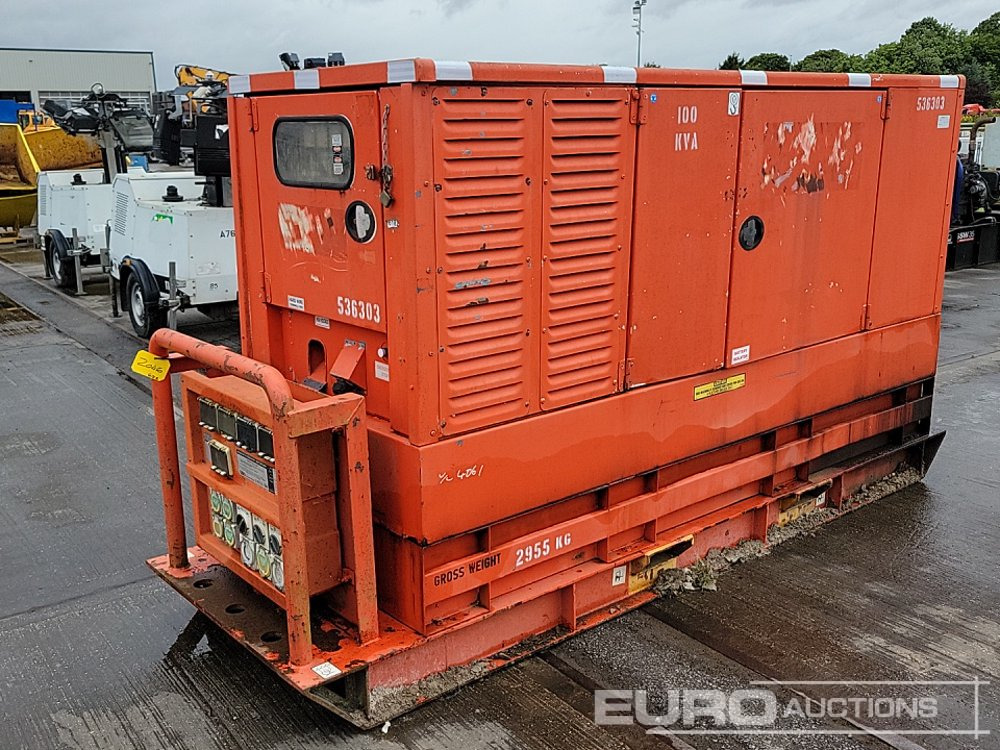 Atlas Copco 100kVA Generator, 4 Cylnder Engine - Gerador elétrico: foto 1 Atlas Copco 100kVA Generator, 4 Cylnder Engine - Gerador elétrico: foto 1