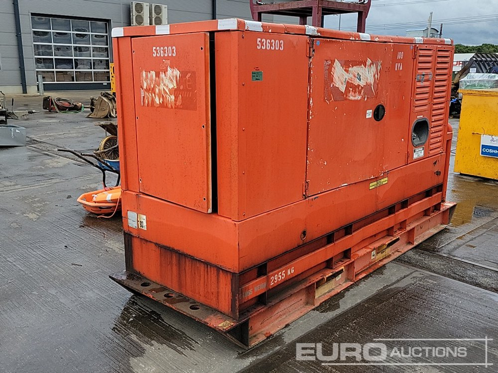 Atlas Copco 100kVA Generator, 4 Cylnder Engine - Gerador elétrico: foto 5 Atlas Copco 100kVA Generator, 4 Cylnder Engine - Gerador elétrico: foto 5
